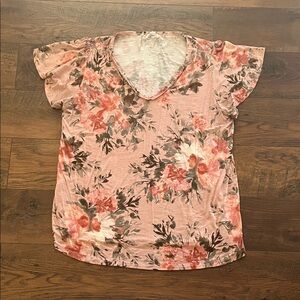 Maurice’s Floral Pink Women's Top